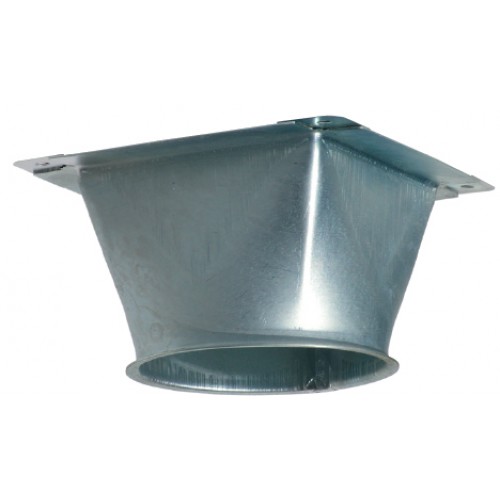 Auslauf gerade ø150mm f.B l=0,2m vz ohne Schieber